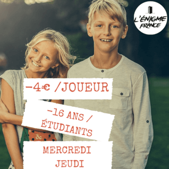 Offre jeune mercredi et jeudi